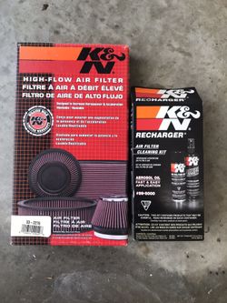 2003-2007 Honda Accord 2.4l V4 k&n air filter brand new with cleaner