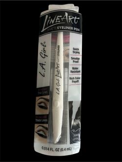 LA girl matte eyeliner pen - pure white