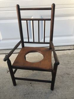 Antique Potty Chair Approximately 23 inches tall