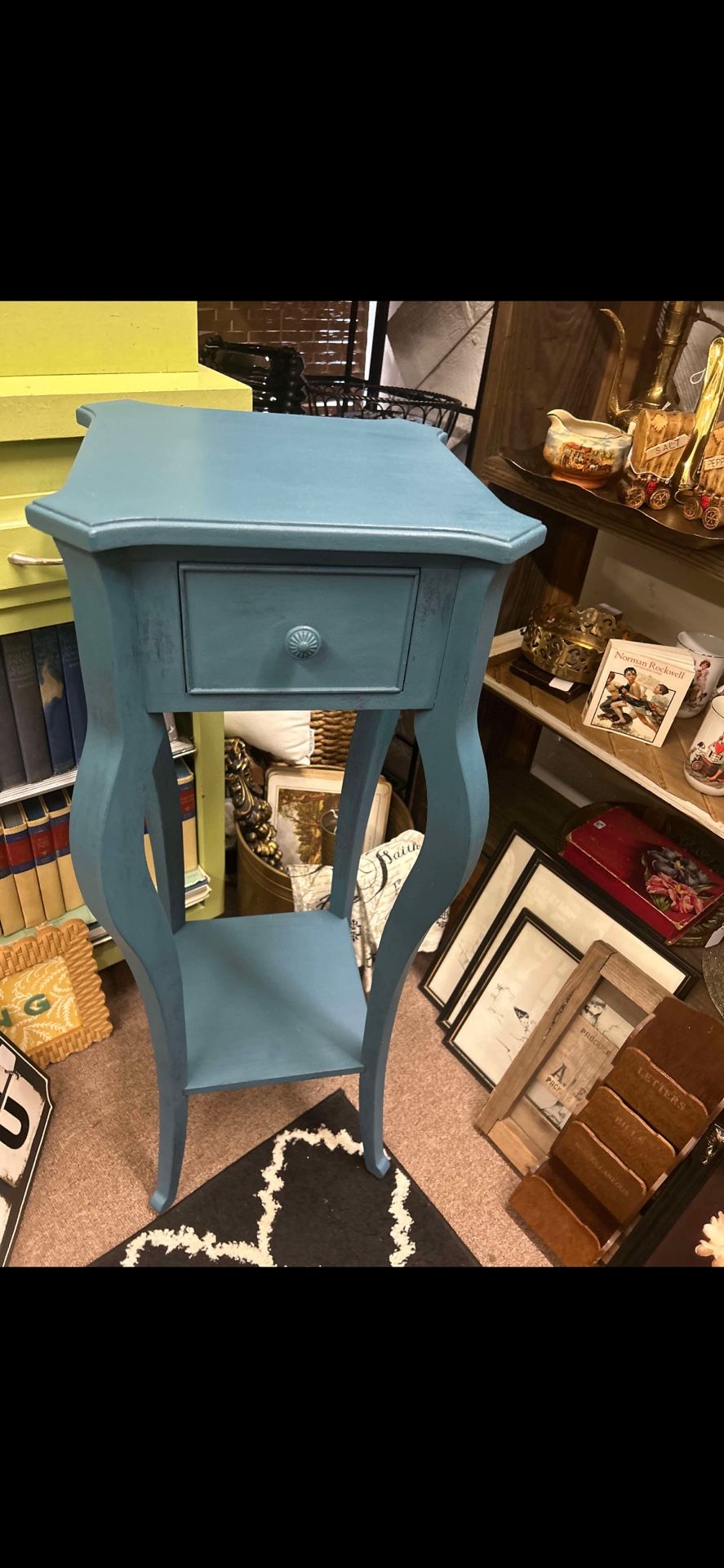Refinished Vintage Bombay Side Table