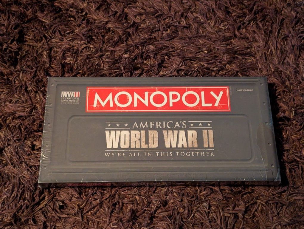 Monopoly World War II WW2 We Are All In This Together NEW - Hasbro