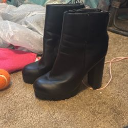 black boots