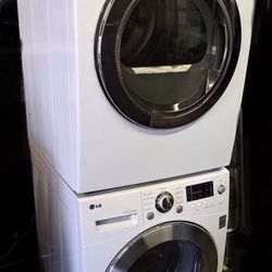 LG Washer & GE Electric Dryer (24 Inch)