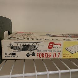 Sterling Models Fokker D-7 rubber-powered