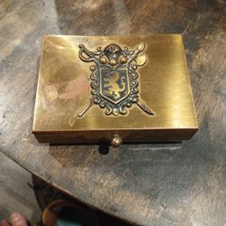 Old Brass Metal Box