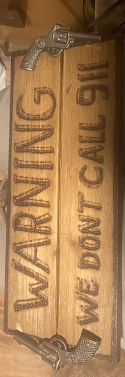 Burnt Wood Sign.. Handmade