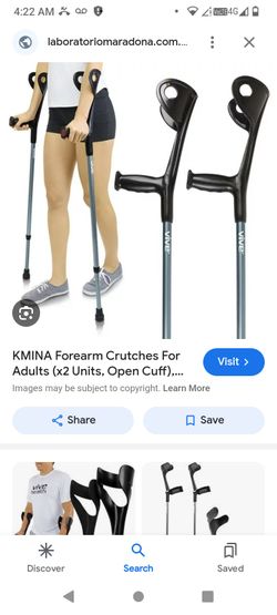 Adjustable Comfortable Crutches