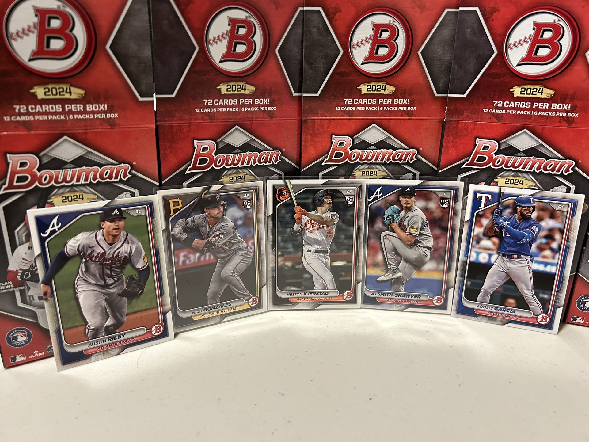 2024 Bowman Baseball Cards (5 Cards)