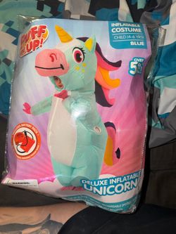 Inflatable unicorn costume