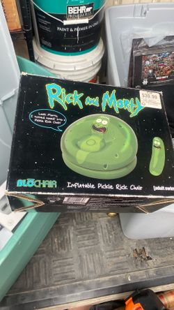 Inflatable Pickle Rick Chair