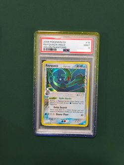 Rayquaza holon phantoms psa 9 slab