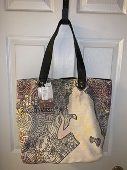 Loungefly Alice in Wonderland color splatter tote