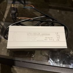 150W 24V LED Driver Power Supply (LPV-150-24) – Waterproof LED Transformer