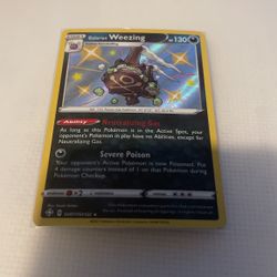 Pokémon Galarian Weezing SV77/SV122