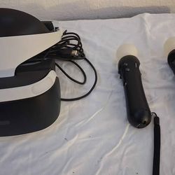 Sony PlayStation VR Headset with Move Controllers