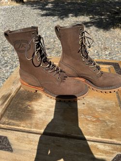 JK OT Boots Rough out Brown Size 8EEE