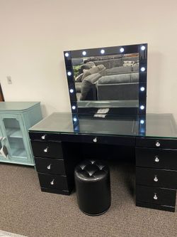 Avery Black Vanity 