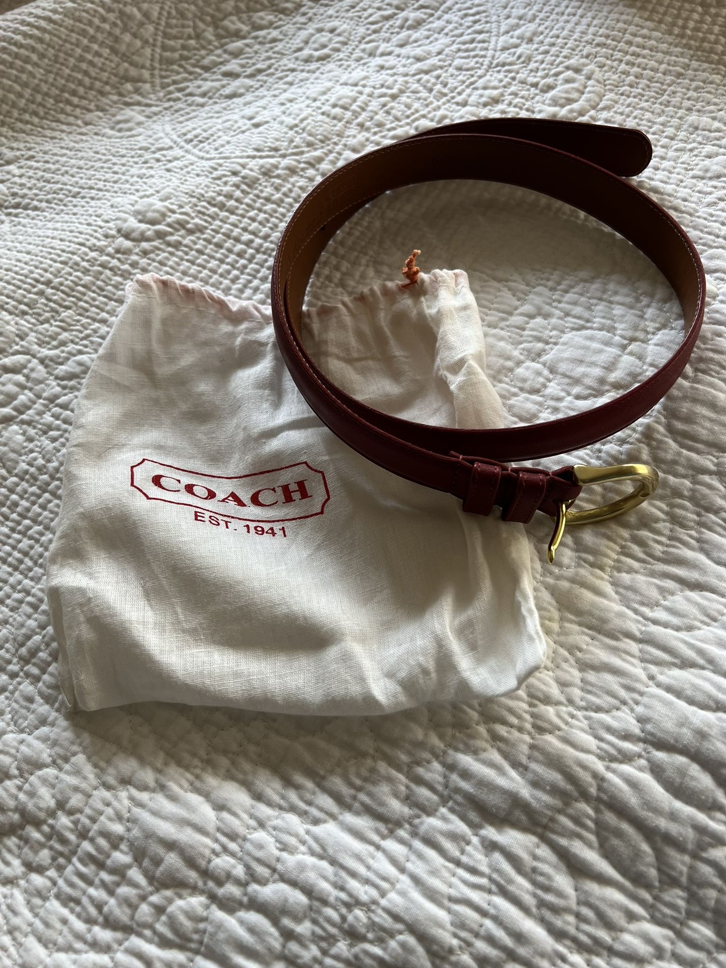 Coach Belt