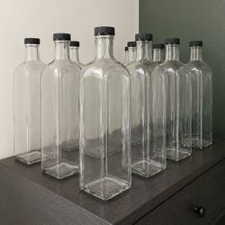 12-Pack Glass Bottle & Cap Set from Amazon
