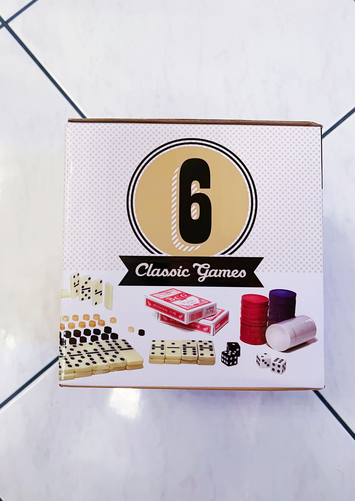 BRAND NEW 6 Classic Games Cube