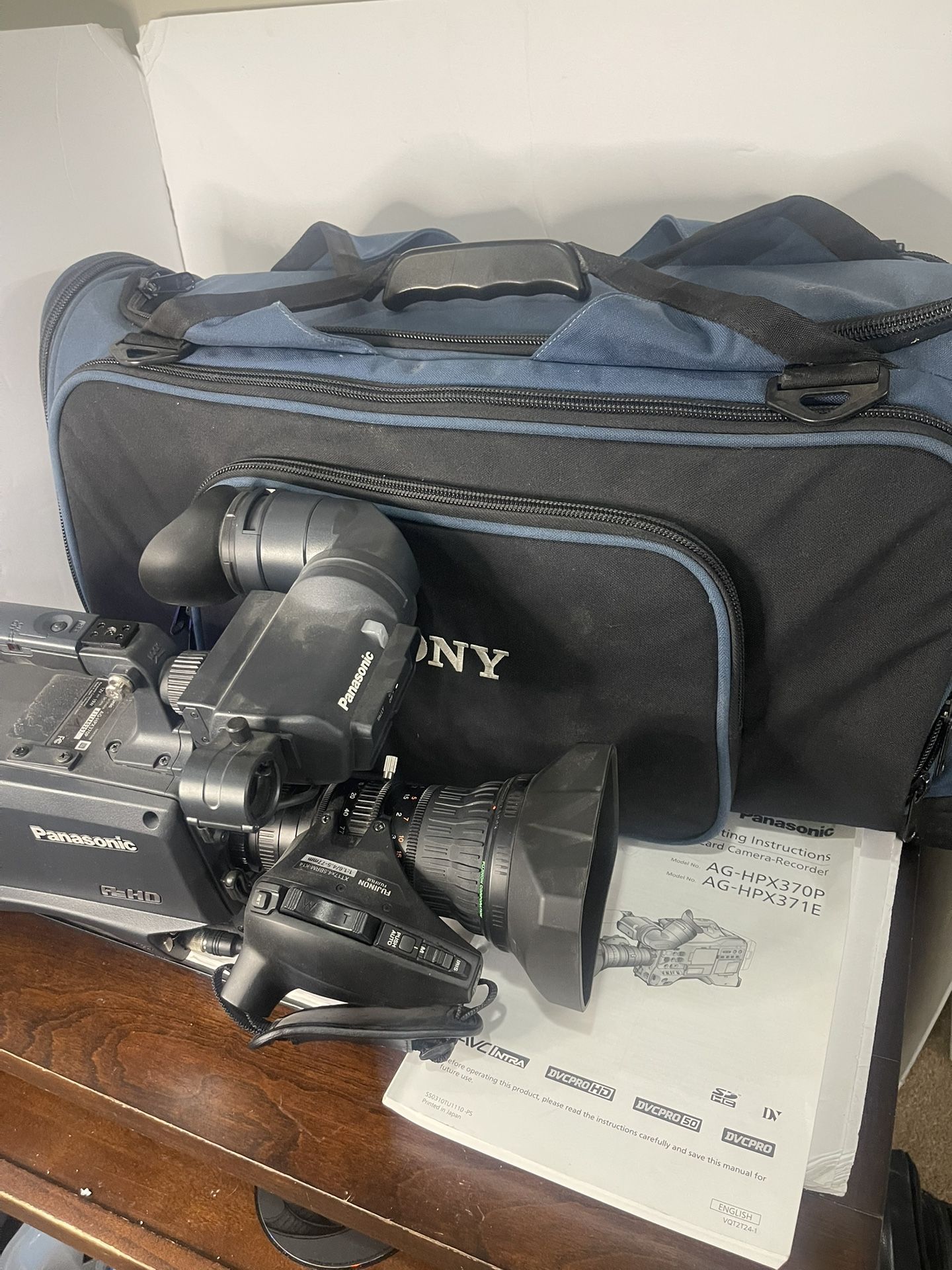 Panasonic AG-HPX370P Professional Camcorder W/ Fujinon XT17X4.5BRM4-K14 Lens