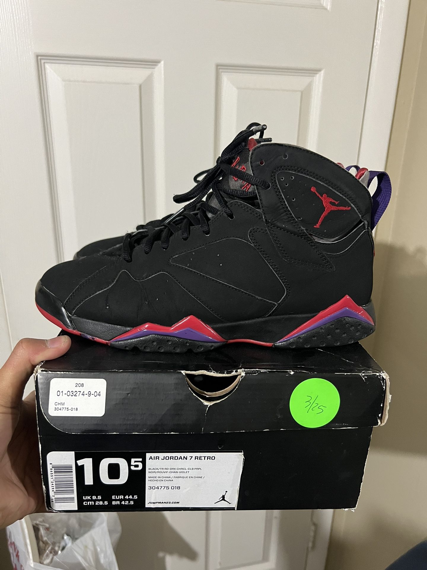 Sz 10.5 Jordan Retro 7s Raptor $90 FIRM NO TRADES