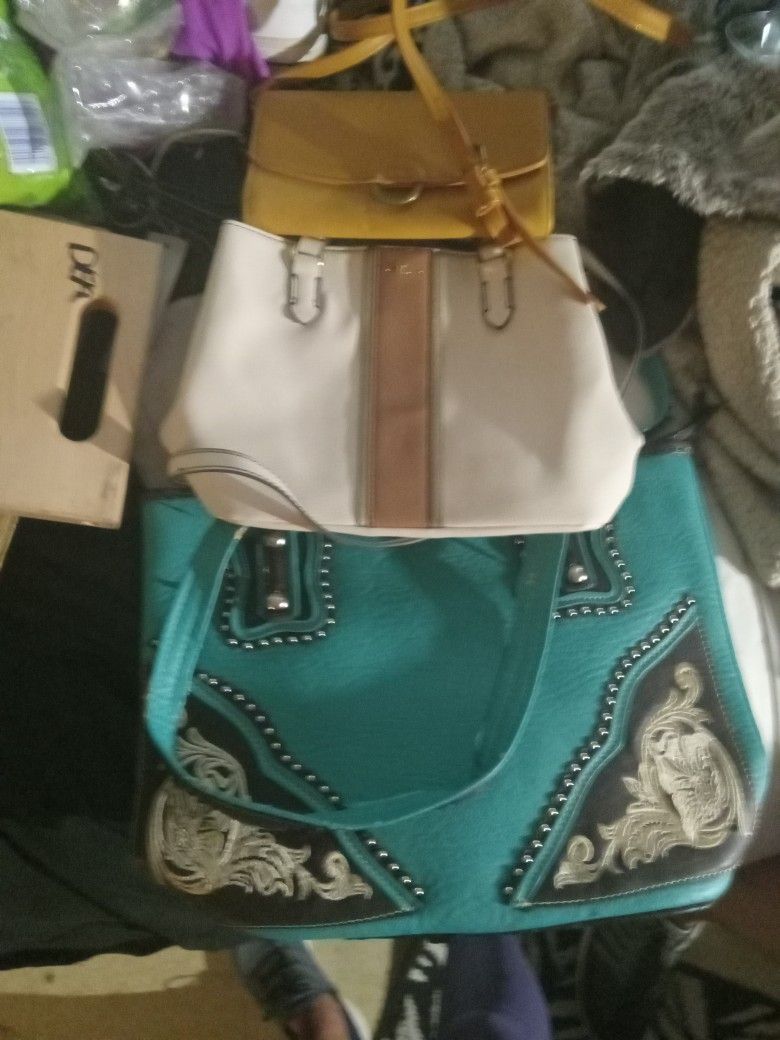 3 Desighner Bag Liz Claborn 70 Pocket Book Bra D New With Price Tag All3 Bags $30 