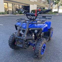 Kids Gas Powered ATV 49cc 4-Wheeler | 15 MPH Off-Road Quad Bike , mix weight 130lb