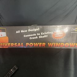 Universal Power Window Conversion Kit For Manual Hand Crank Windows 