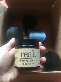 5 face masks: Charcoal & Clay
