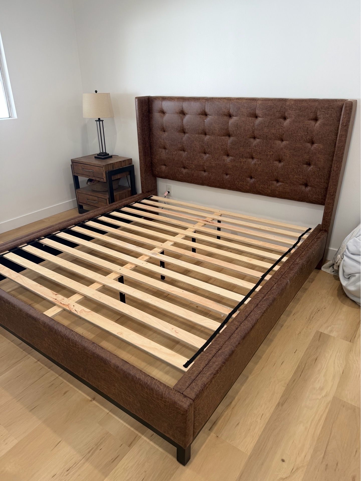 King bed frame