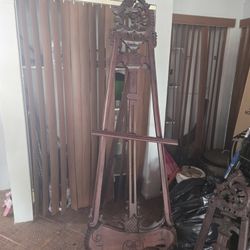 Easel, antique, 1 large and 1 small