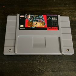 Wild Snake WildSnake Super Nintendo Entertainment System SNES Cart Only Tested
