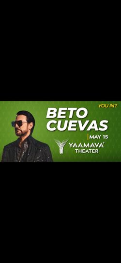 Beto Cuevas @ Yaamava Theather