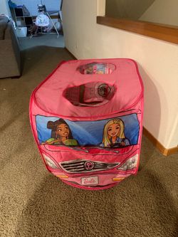 Barbie Pink Pop-Up Play Car Tent