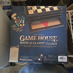 Game Gallery 12 in 1 Game House Board Game