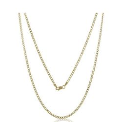14K Yellow Gold Cuban Chain Necklace 16'' 14K PURE GOLD
