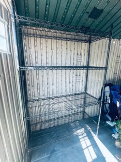 Metal shelf