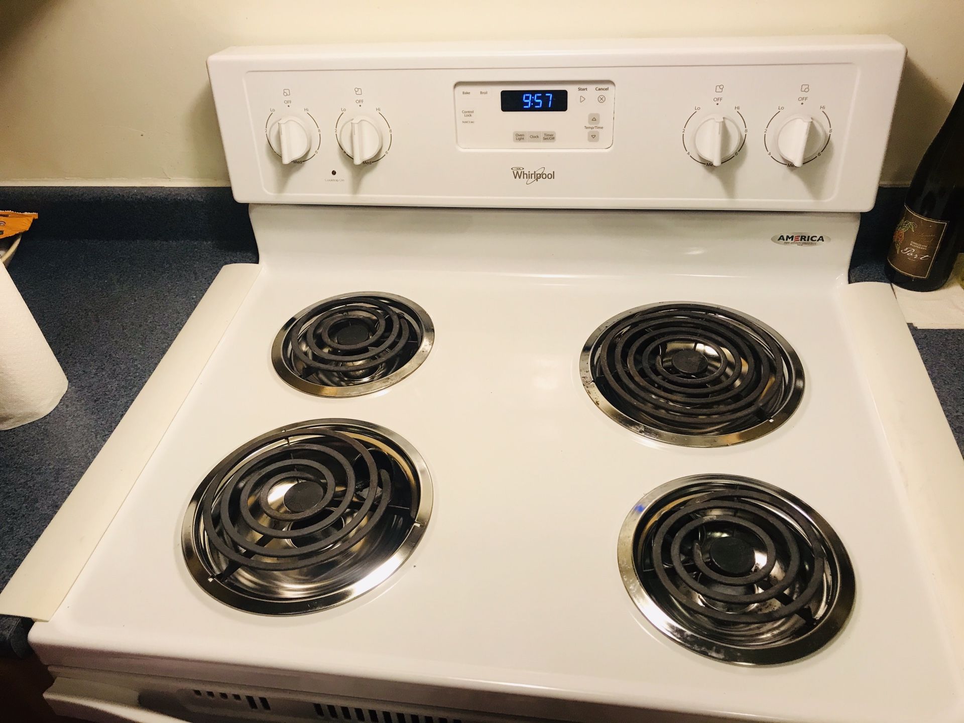 Whirlpool stove