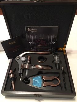 Rabbit Wine Opener Corkscrew BEST Wine Bottle Opener - 7 Piece Rabbit Ear Bundle with Stand, Bottle Plug, Wine Aerator, Drip Ring, Foil Cutter & EXTR