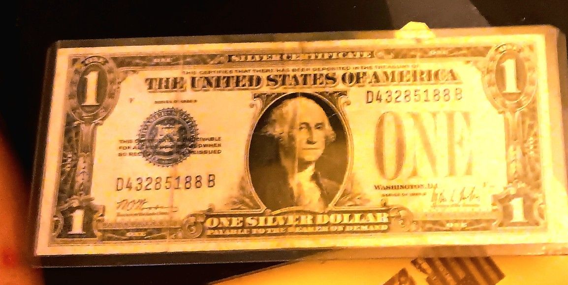 1928 1 Dollar Note,SILVER CERTIFICATE!!
