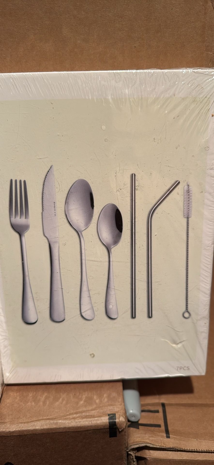 Stainless Steel Travel Cutlery Kit, Portable Flatware Set, Travel Camping Utensil Dinnerware Set