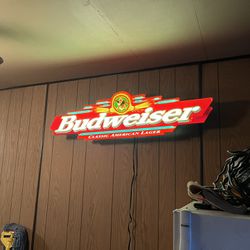 Budweiser Bar Sign