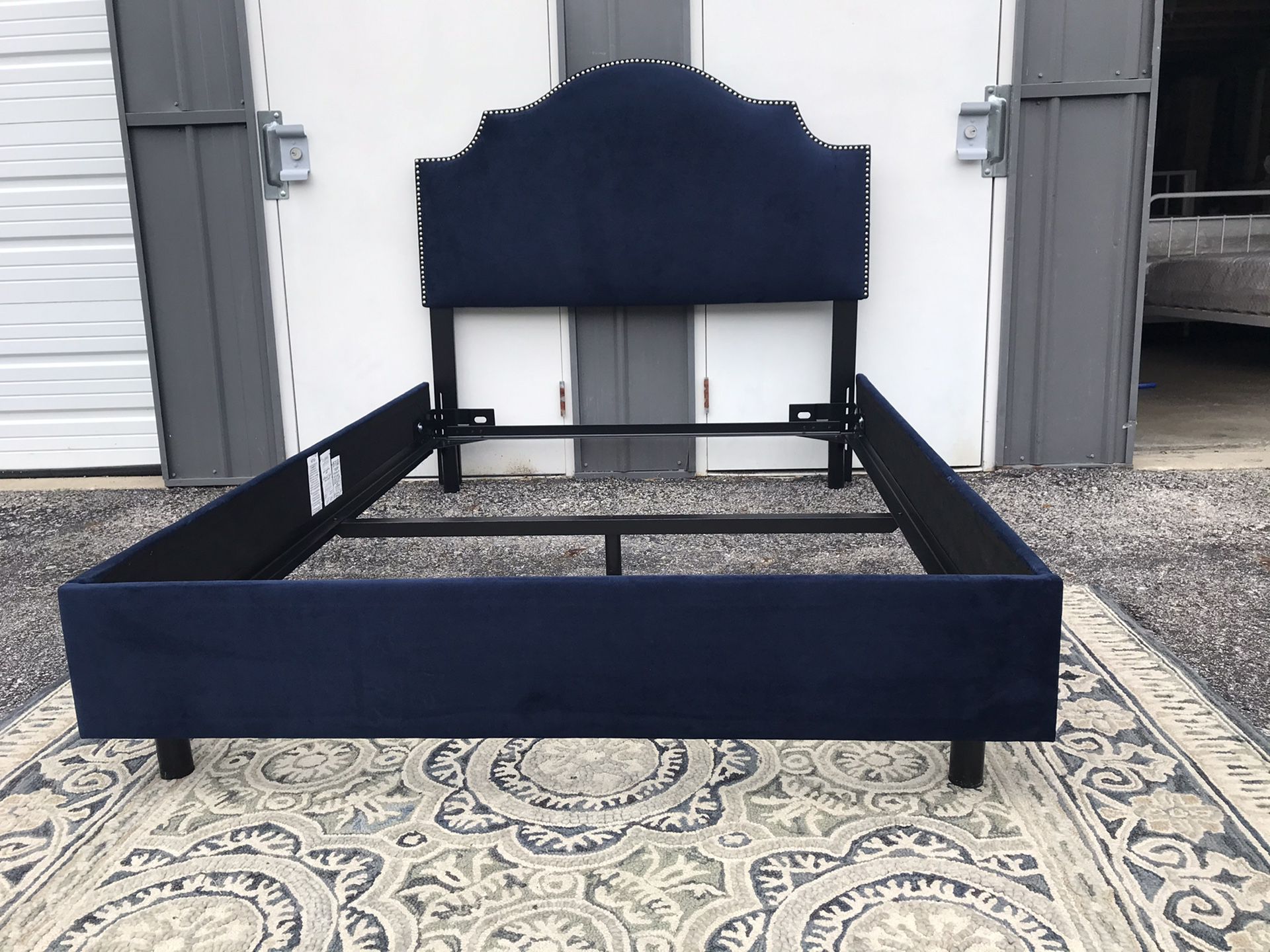 New Adorable FULL size bed frame with headboard