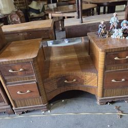 Mid Century Low Vanity