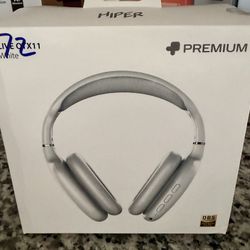 White Bluetooth Headphones 
