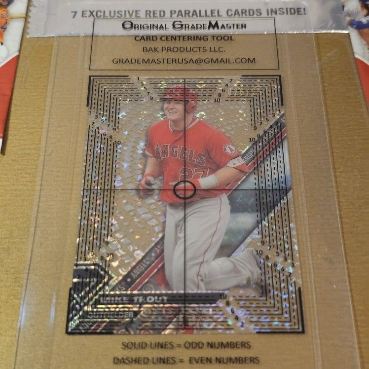 Mike Trout. #26/250 Topps. 2017 High Tek Pattern 1 Blackout. Super Rare.  MLB.