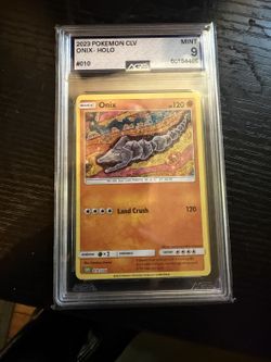 2023 Pokemon TCG Classic Onix #010/034 Holo AGS 9