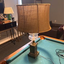 Antique Lamp with shade 