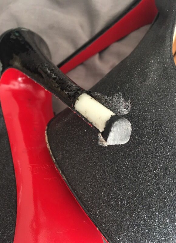 LouBoutin Sling Back Pumps! Size 36 1/2